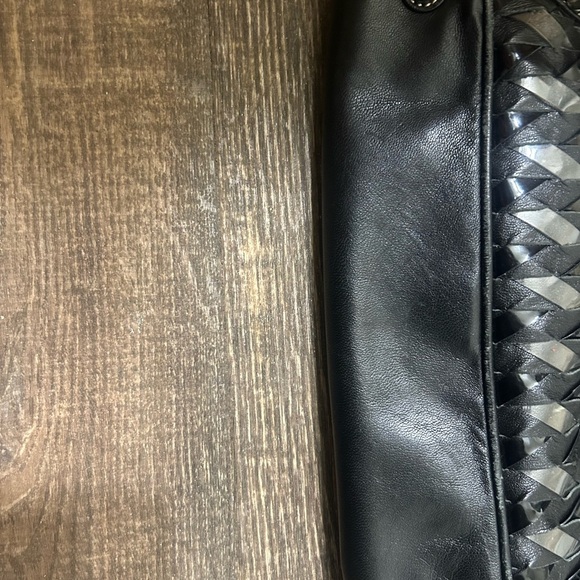 Rafe New York Y2K (Anthropologie) leather and plastic woven larger bag! Lux y2K - Picture 5 of 12